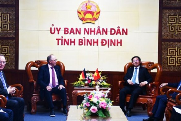 Tập đoàn Đức thúc đẩy dự án điện gió tỉ USD ở Bình Định